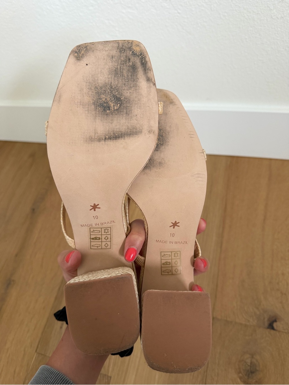 Splendid Rafia Heeled Sandals - Picture 5 of 6